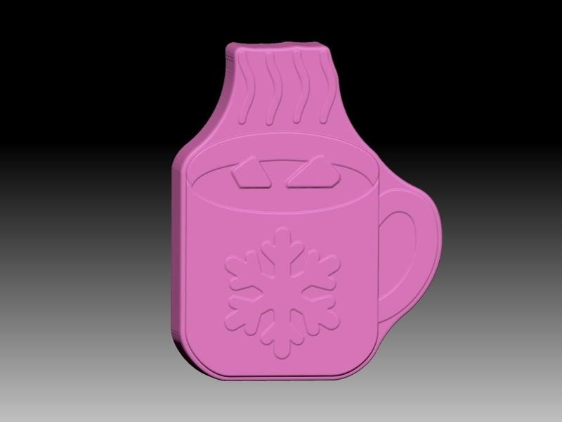 CHRISTMAS HOT COCOA SOLID SHAMPOO AND MOLD FOR SOAP PUMP