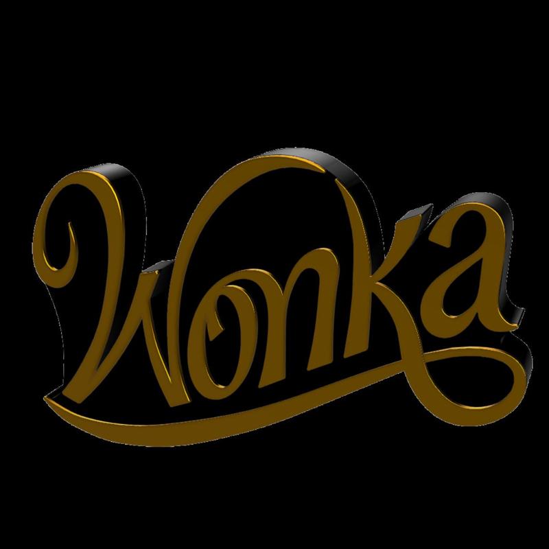 3D MULTICOLOR LOGO/SIGN - Wonka