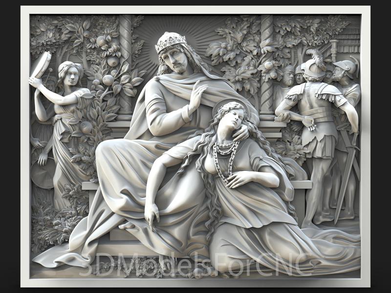 3D Model STL File for CNC Router Laser & 3D Printer Song of Solomon