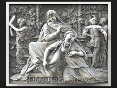 3D Model STL File for CNC Router Laser & 3D Printer Song of Solomon