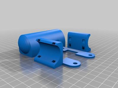 Dual Longboard Battery and Light Holder