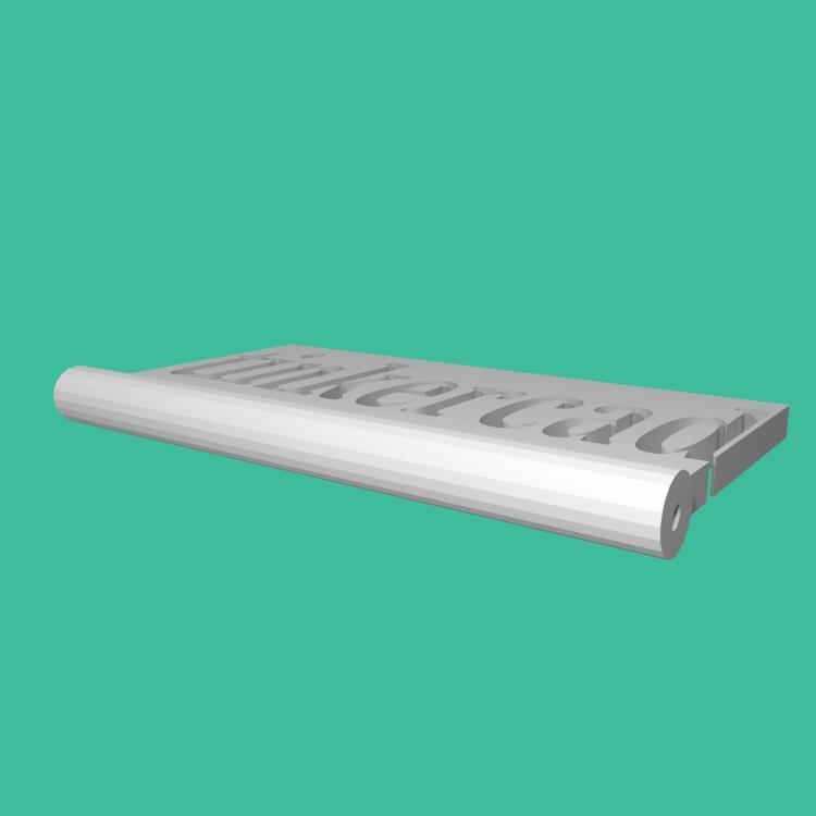 portamatita+targhetta con nome