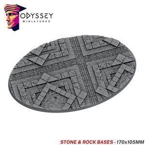 Stone and Rock Bases - Oval 170x105mm