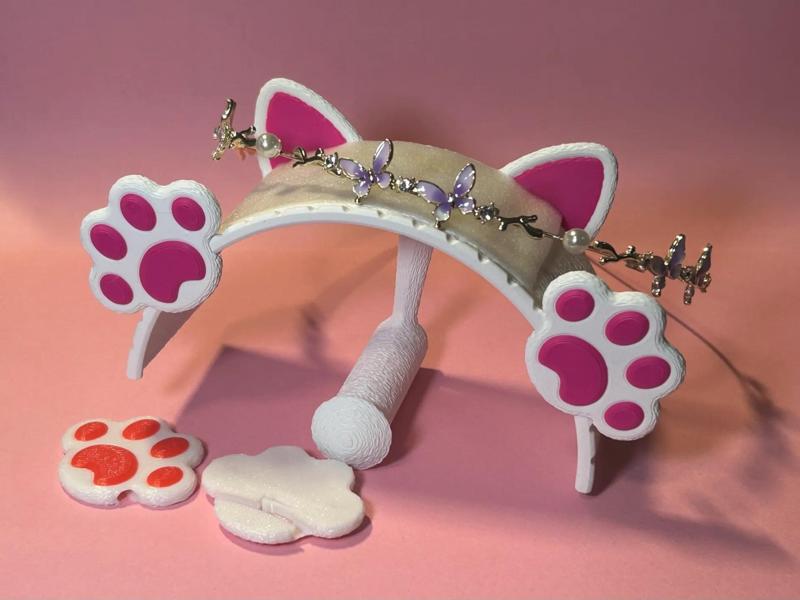 Adorable Cat Headband Holder