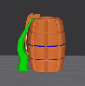 grenade clipper lighter