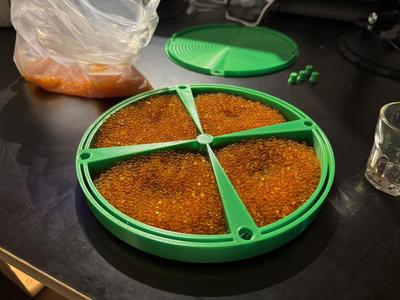 Slim Silica Spool Container