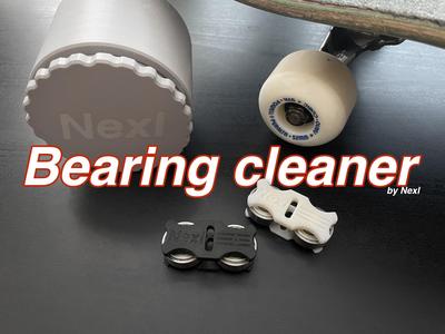 Skateboard bearing cleaner