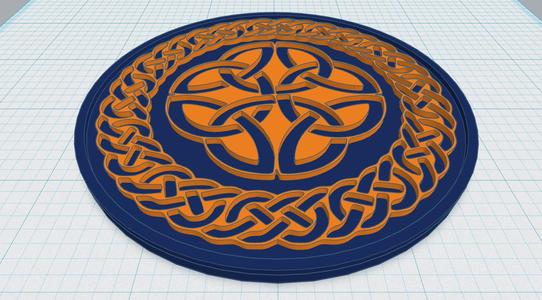 Celtic Mandala Coaster 2