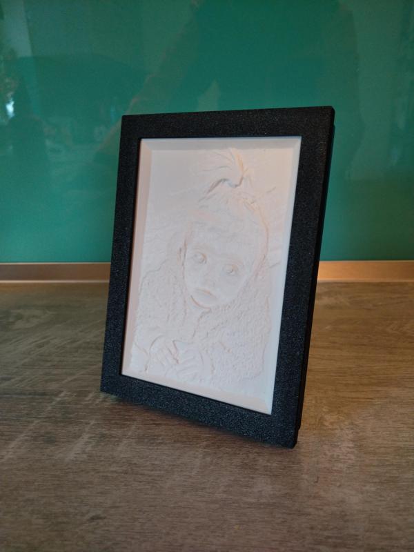 Lithopane Frame Slim for LED strip