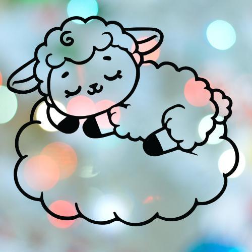 Sheep Sleeping On Cloud Cookie Cutter