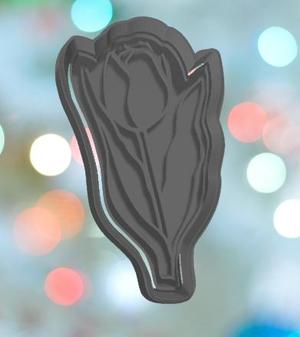 Tall Tulip Flower Cookie Cutter