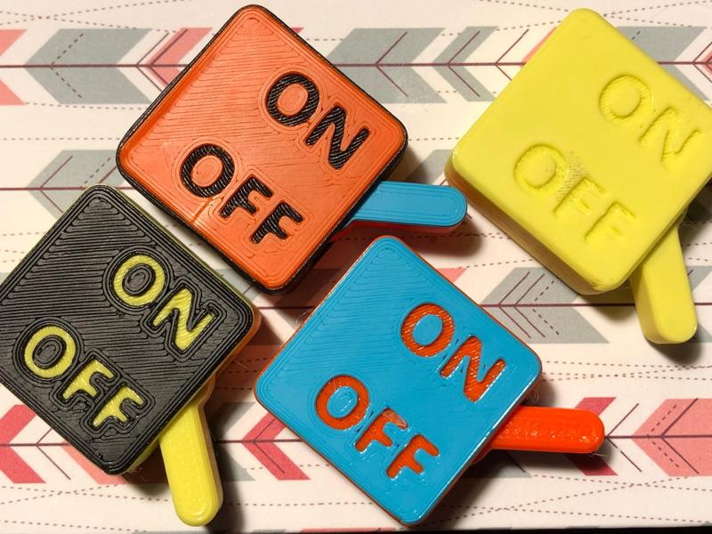 Legendary Fidget Switch with ON-OFF Marked