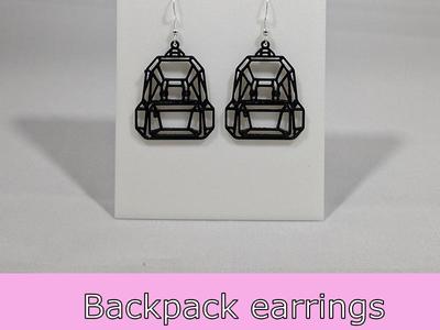 Backpack earrings