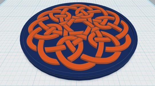 Celtic Mandala Coaster 32