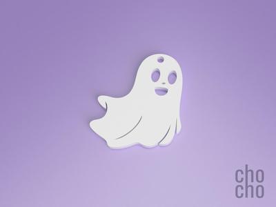 Ghost X (One Color) Keychain or Earring