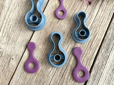 Drop and Organic Circle Earring Cutters