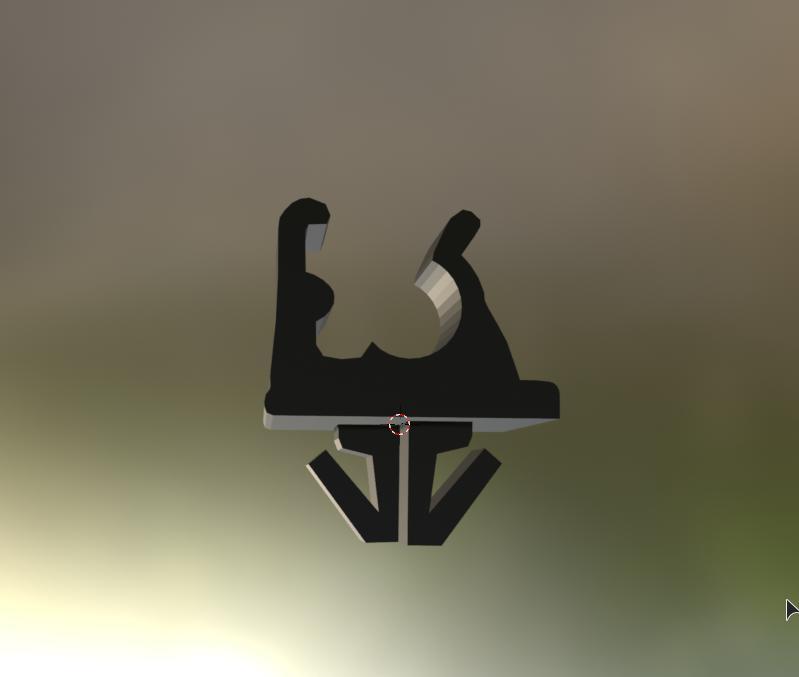 Hyundai Tiburon/Coupe 1997 - Hood Rod Clip