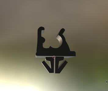 Hyundai Tiburon/Coupe 1997 - Hood Rod Clip