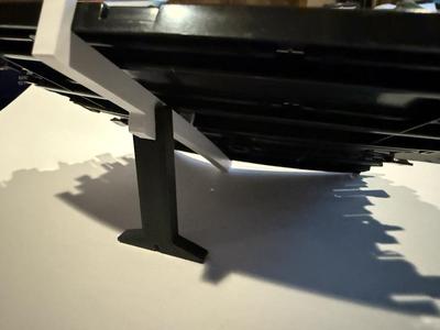 HO Slot Car Four Lane Banked Track Supports