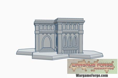 Gothic  Building 9 with Hex Base GHB009