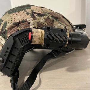 remixed helmet flashlight for < 29 mm flashlight