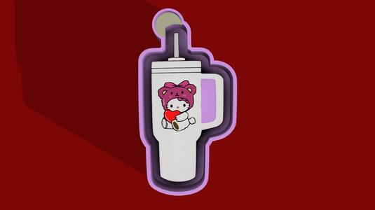 💧🍼 Hydration Buddy – Freshie, Keychain, Resin & Candle Mold