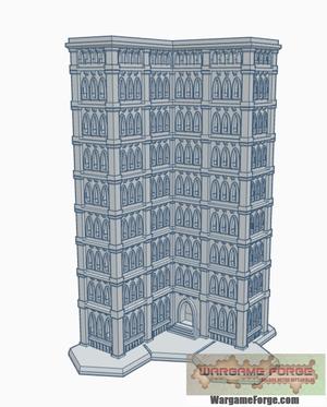 Gothic Building 43 with Hex Base GHB043
