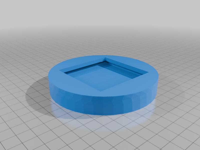 3D Printed Square Photo Keychain! 