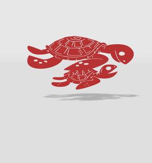 wall decor turtle and baby
