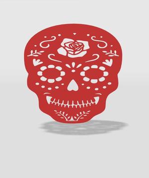 wall decor skull- day of the dead