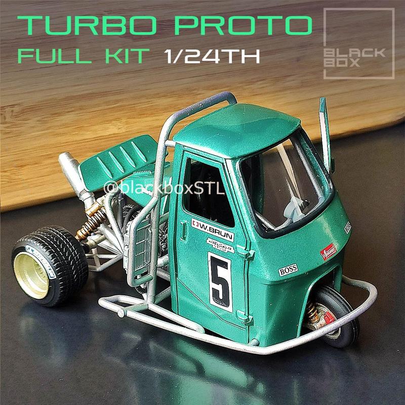 TURBO PROTO 3 wheeler FULL MODELKIT 1/24