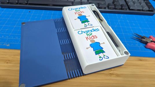 Charades for Kids book organizer