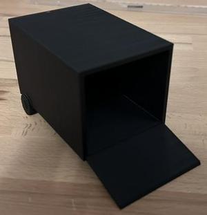 Car Trailer Model with loading ramp