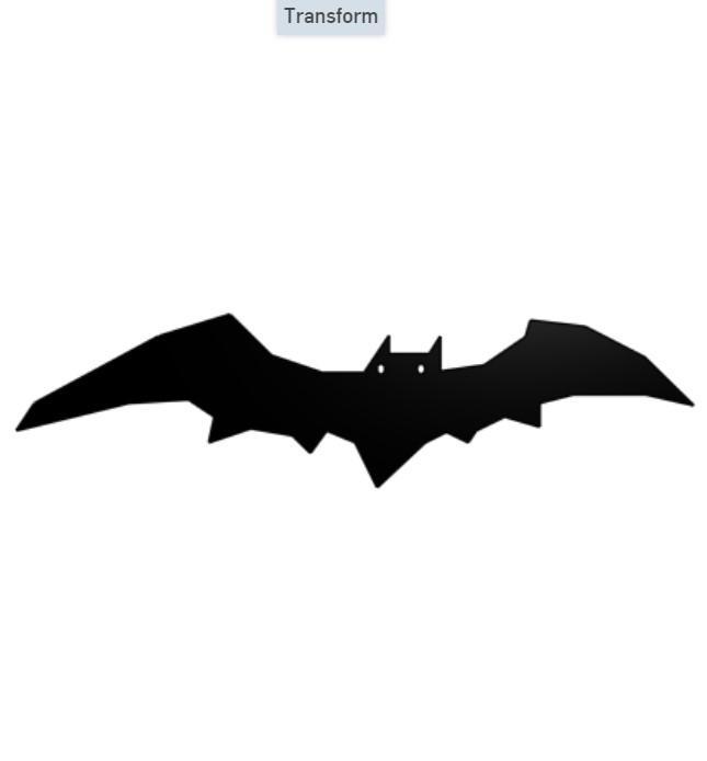 Bat wall art 2