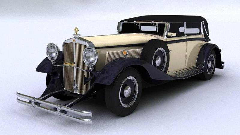 Maybach DS8 Zeppelin 1938 3D model