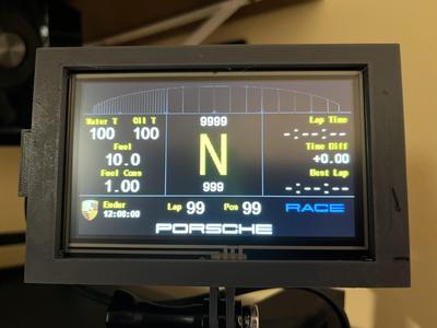 SIMRACE - Nextion 4.3 Case - NX4827P043-011R