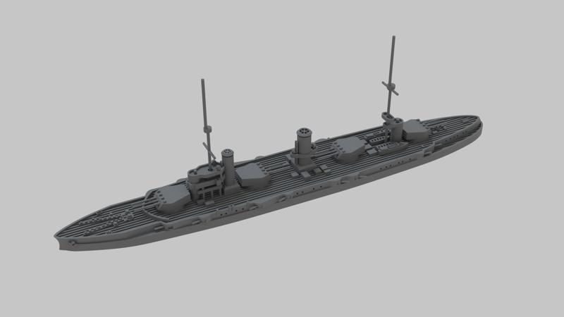 WW1 Imperial Russian Navy Gangut class battleship