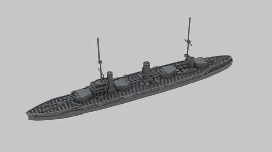 WW1 Imperial Russian Navy Gangut class battleship