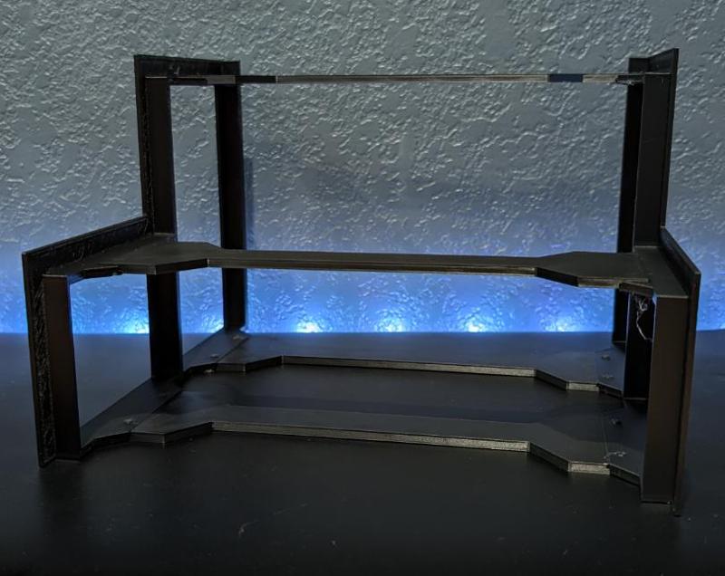 1:64 Garage Diorama Double Stack Shelf