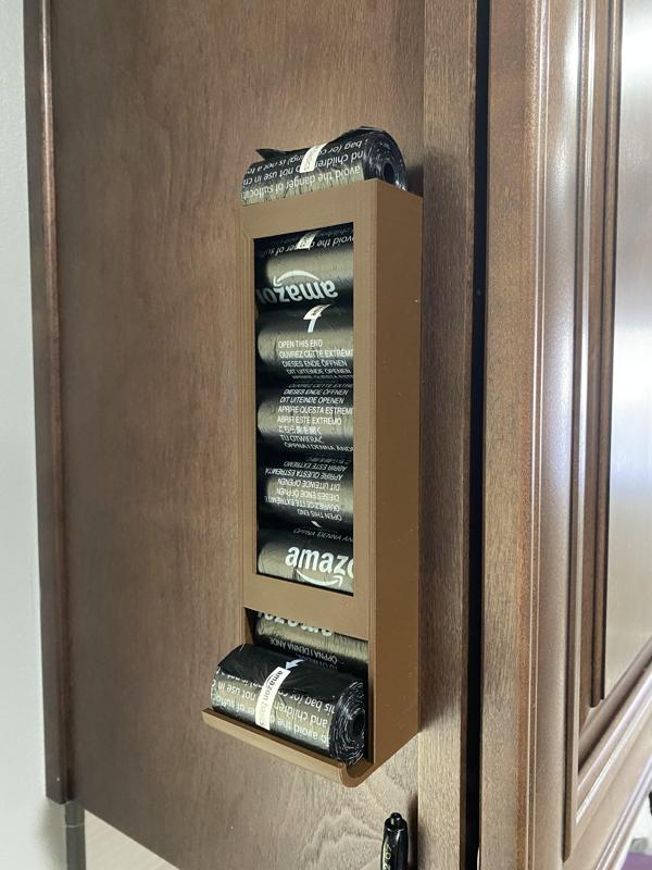 Single stack dog poop bag dispenser