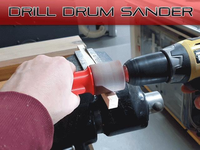 Drill Drum Sander