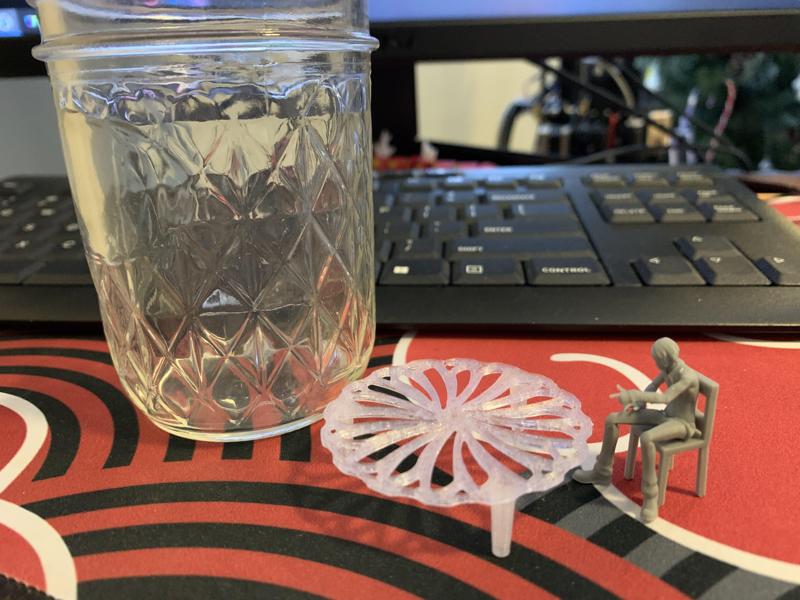 Mason Jar Grit Guard - wash and rinse resin models