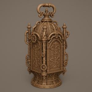 Steampunk Lantern Ornament
