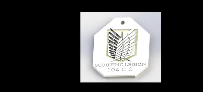 Attack on Titan Scout Plaque