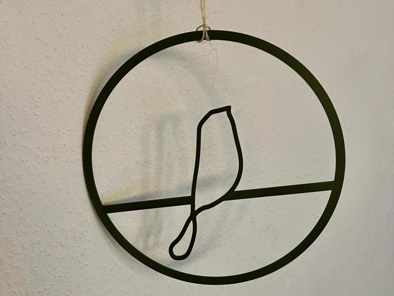 Thin Birds Window or Wall Hanger