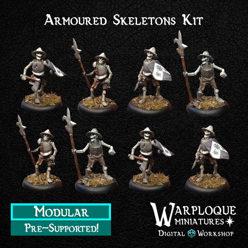 Armoured Skeleton Kit (Modular)