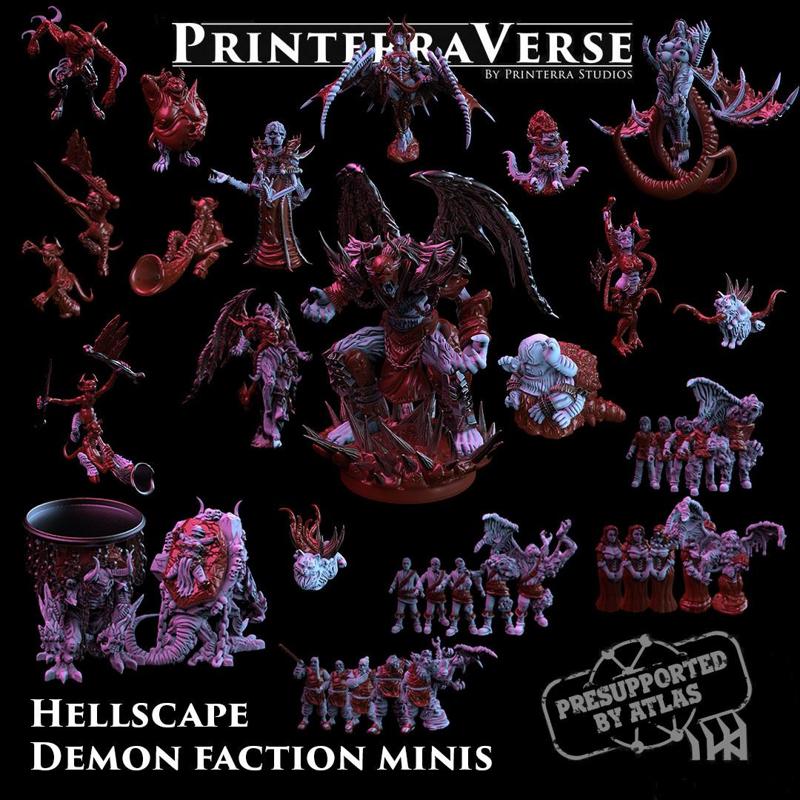 005 BELTHAZARK Hellscape Demon Faction Minis