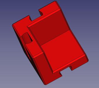 fischertechnik kompatibler Eckstein 15 nur Nuten