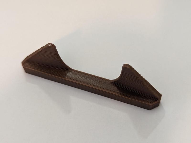 Desktop Equatorial Sundial: Half Base