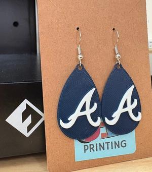 Atlanta Braves Earrings